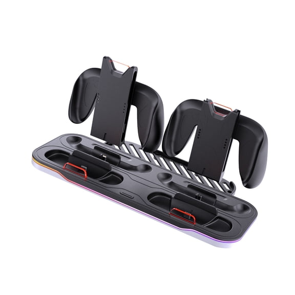 Strong Switches Game Accessory Charges 4 Console & Controller Simultaneously for Switch2/1 Console