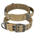 thumbnail image 1 of Strong Tactical Dog Collar Reflective Thick Military Training Collars with Handle Metal Buckle, 1 of 9