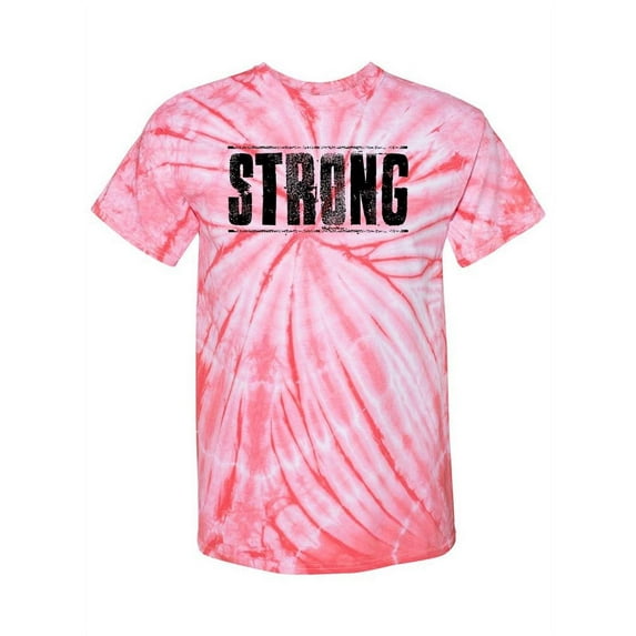 Strong, Text Tie-Dye Cyclone Women -Smartprints Designs, Female Large