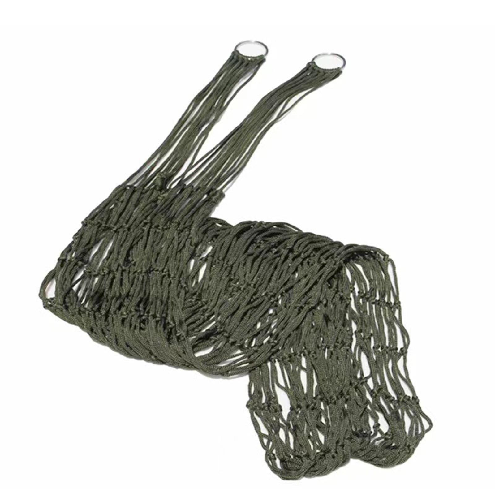 Strong Thick Nylon Rope Hammock Travel Swing Bed Portable Outdoor Camping Hammock Meshes Sleep Bed Swing