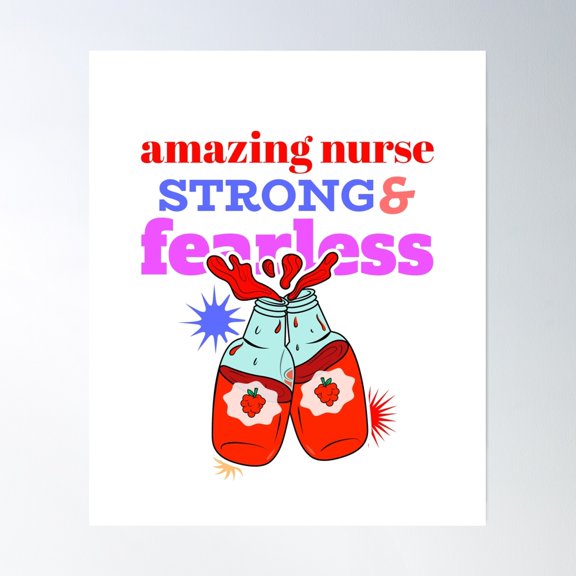 Strong” To Symbolize Power Poster Wall Art, Modern Wall Decor, 24x36 UNFRAMED