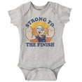 thumbnail image 1 of Strong To The Finish Popeye Sailor Romper Boys or Girls Infant Baby Brisco Brands 12M, 1 of 6