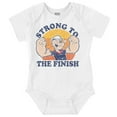 thumbnail image 1 of Strong To The Finish Popeye Sailor Romper Boys or Girls Infant Baby Brisco Brands 12M, 1 of 6