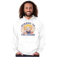 thumbnail image 1 of Strong To The Finish Popeye Sailor Unisex Plus Size Hoodie Brisco Brands 5X, 1 of 5