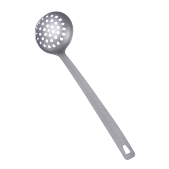 Strong Unmixed Iron Soup Spoon With Leakproof Design For Outside Dining Utensil Set