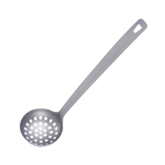 Strong Unmixed Iron Soup Spoon With Leakproof Design For Outside Dining Utensil Set