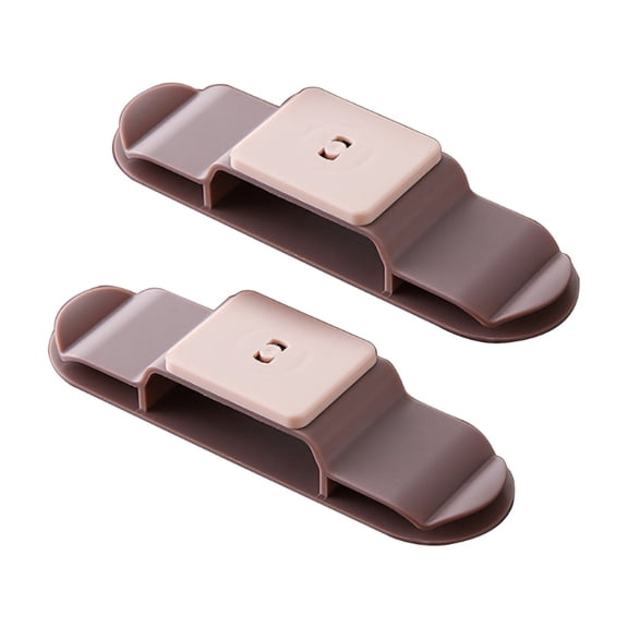 Strong Viscose Wall Hook 2Pcs Punch-free Paste Hook Power Plug Socket Holder