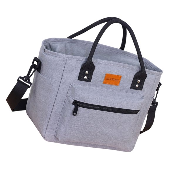 Strong Warm Meal Bag With Multiple Compartments Impermeable Building Ergonomic Shoulder Belt For Travel Workout Excursio