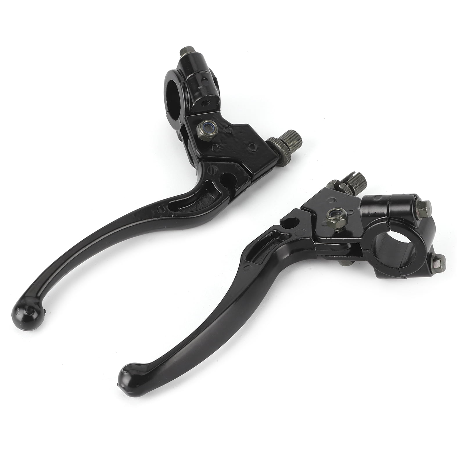 Strong Wear-resistant Left Right Levers for Universal Motorcycle, 7_8 Inch Handlebars Clutch Brake Handle Lever with Easy Installation