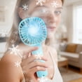 thumbnail image 1 of Strong Wind Relief Fresh Mini Handheld Fan for Commutes, Portable USB Cooler & Rechargeable Device featuring 5.7x2.5x1.3 Inch & Plastic Build for Home Office Travel, 1 of 5