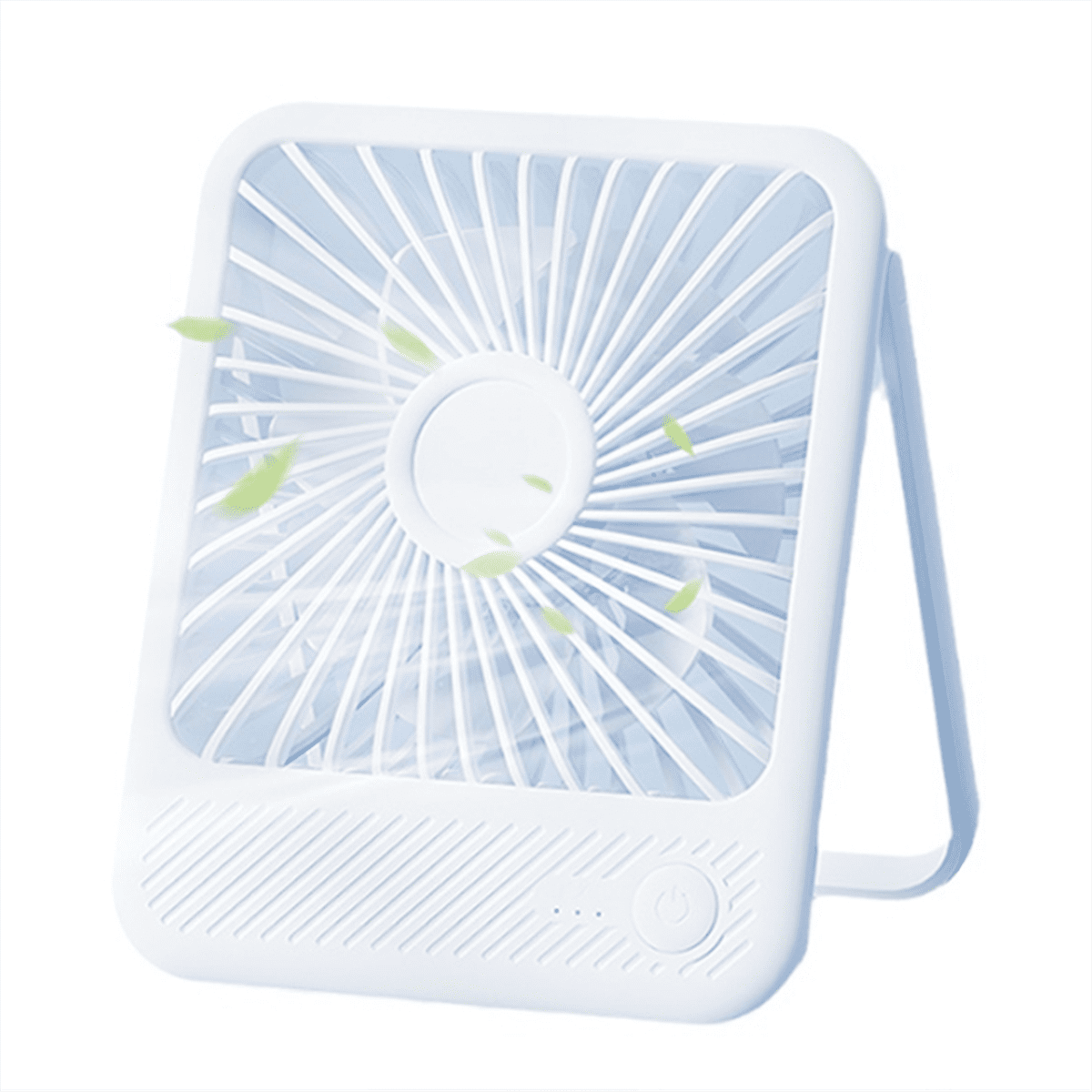 Strong Wind Ultra Quiet Small Fan with 180° Tilt Folding and 3 Speeds ...