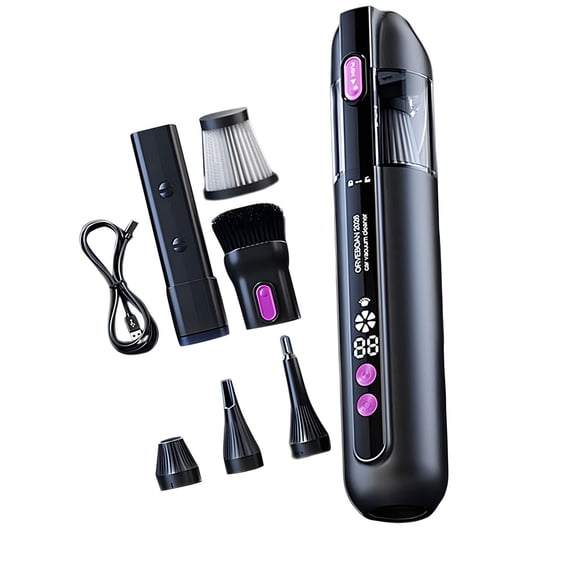 Versatile Vehicle Dust Extractor With Brushless Motor And Type C Fast Charging Perfect For Cars Furniture