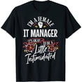 thumbnail image 1 of Strong Woman It Manager Funny Birthday Gift Idea T-Shirt, 1 of 4