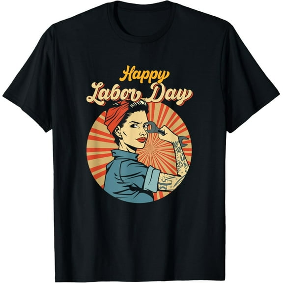 Strong Woman Labor Day T-Shirt – Empowering Worker Movement Tee for Girls and Women