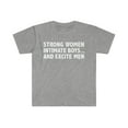 thumbnail image 1 of Strong Women Intimate boys and Excite Men Unisex T-shirt S-3XL Feminism, 1 of 2