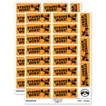 thumbnail image 1 of Strong Work Ant Lifting Weights Teacher Student School Sticker Set - Orange - Matte Finish - 2.00" Large, 1 of 7