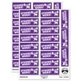 thumbnail image 1 of Strong Work Ant Lifting Weights Teacher Student School Sticker Set - Purple - Matte Finish - 2.00" Large, 1 of 7