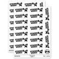 thumbnail image 1 of Strong Work Ant Lifting Weights Teacher Student School Sticker Set - White - Gloss Finish - 2.00" Large, 1 of 7