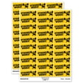thumbnail image 1 of Strong Work Ant Lifting Weights Teacher Student School Sticker Set - Yellow - Gloss Finish - 1.75" Medium, 1 of 7