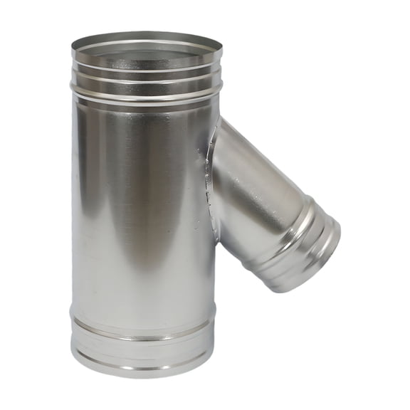 45 Degree Smooth Interior Y Branch Duct Joiner For Effective Wind Movement Control