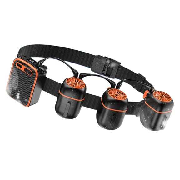 Strong hegemony Cell Waist Fan Ideal For Outside Excursions