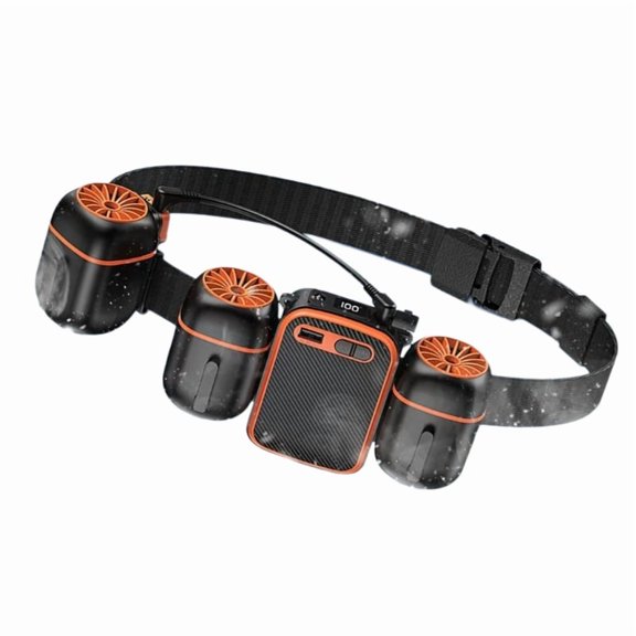 Strong hegemony Cell Waist Fan Ideal For Outside Excursions