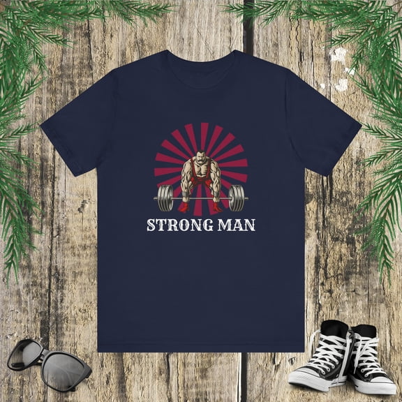 Strong man weight lifter Circus/Carnival fan Unisex Leisure T-shirt