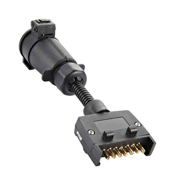 Erosion Resistant 7 Pin Electrical Adapter Plugs Secure Towing Connection 7 Cores Trailer Wiring Harness for Vehicles