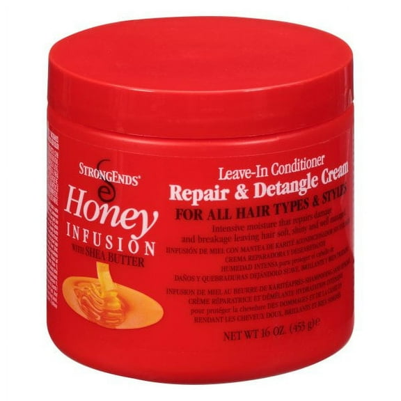 StrongEnds Honey Infusion Leave-in Conditioner Repair & Detangle Cream, 16 oz