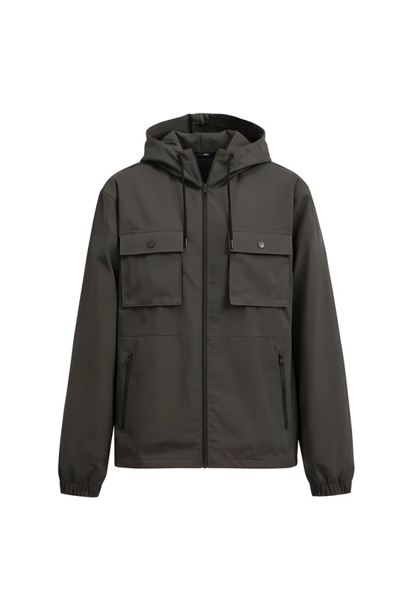 Track Jacket for Men, Stylish Lightweight Jacket with Breathable Technology, 100% Polyester Fabric with Cotton-Like Feel