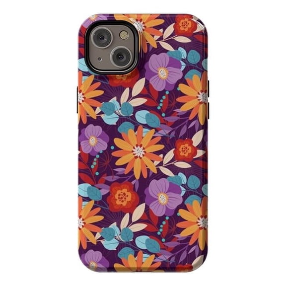StrongFit Designer Cases for iPhone 14 Plus, Orange - Serenety