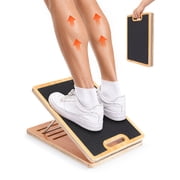 StrongTek Adjustable Wooden Slant Board, Calf Stretcher, Non-Slip, Portable, Home, Gym & Outdoor