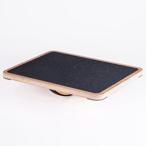 StrongTek Wooden Rocker Board for Core Strength and Stability Training, Advanced Balance Equipment with 360° Rotation