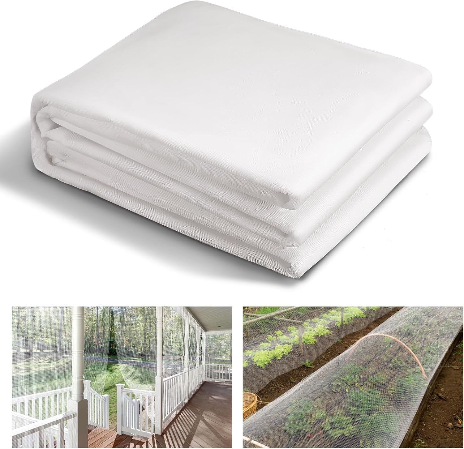 Stronger Garden Mesh Netting - 10 x 33 ft PPT Nano Bird Net Barrier ...