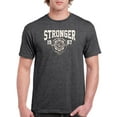 thumbnail image 1 of Stronger Retro College T-Shirt Men -Image by Shutterstock, Male 4X-Large, 1 of 4
