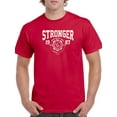 thumbnail image 1 of Stronger Retro College T-Shirt Men -Image by Shutterstock, Male Small, 1 of 4