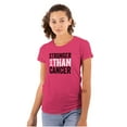 thumbnail image 1 of Stronger Than Breast Cancer Warrior Womens Slim Fit Graphic Tee Brisco Brands S, 1 of 5