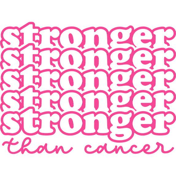 Stronger Than Cancer Great Gift Idea Decal Sticker2 Pack 5 Inch Stickers S11784