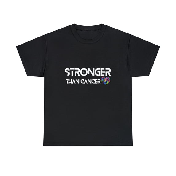 Stronger Than Cancer Shirt | Cancer Warrior Support Unisex T-Shirt