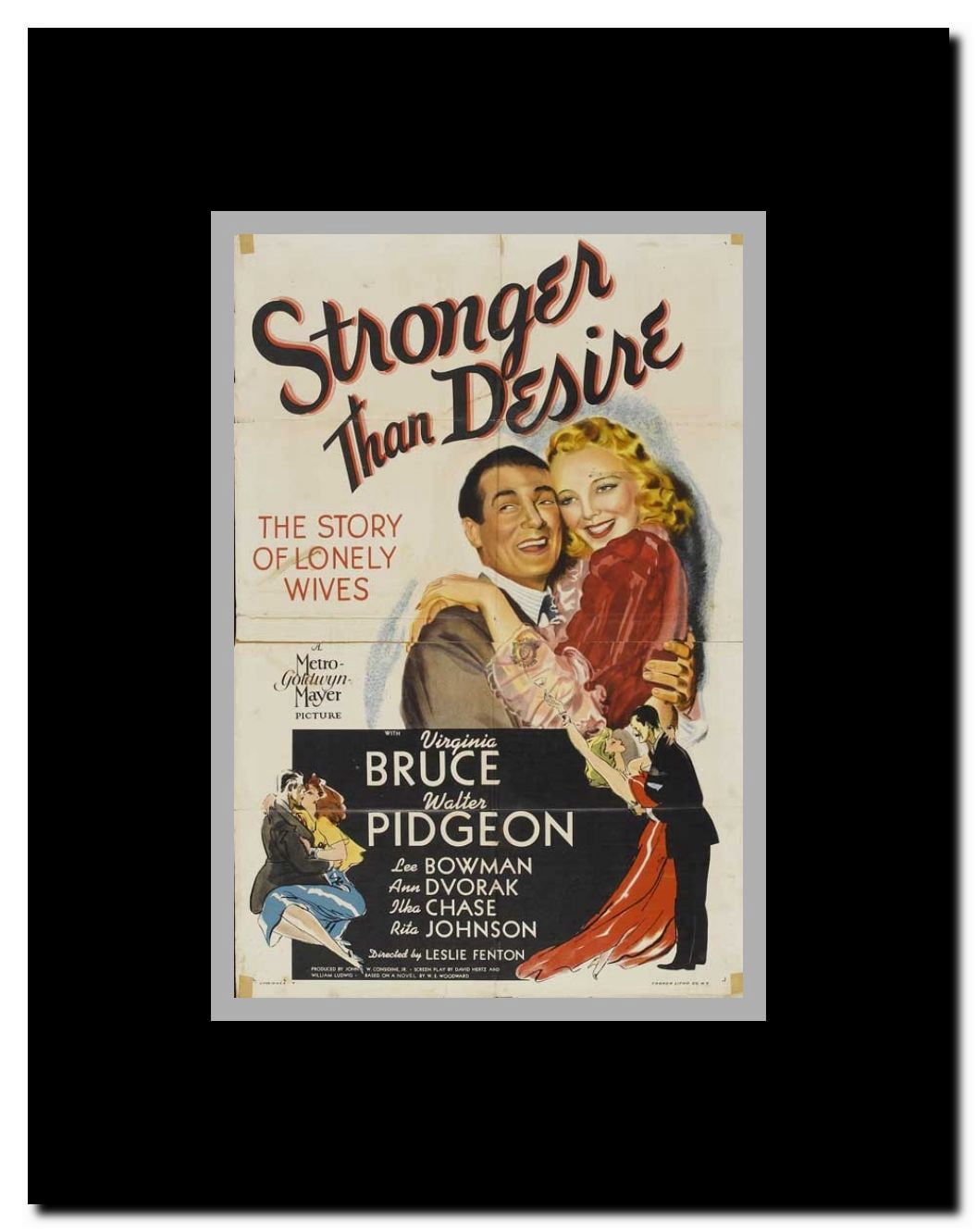 Stronger Than Desire Framed Movie Poster