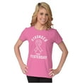 thumbnail image 1 of Stronger Than Yesterday Breast Cancer Womens Slim Fit Graphic Tee Brisco Brands X, 1 of 5