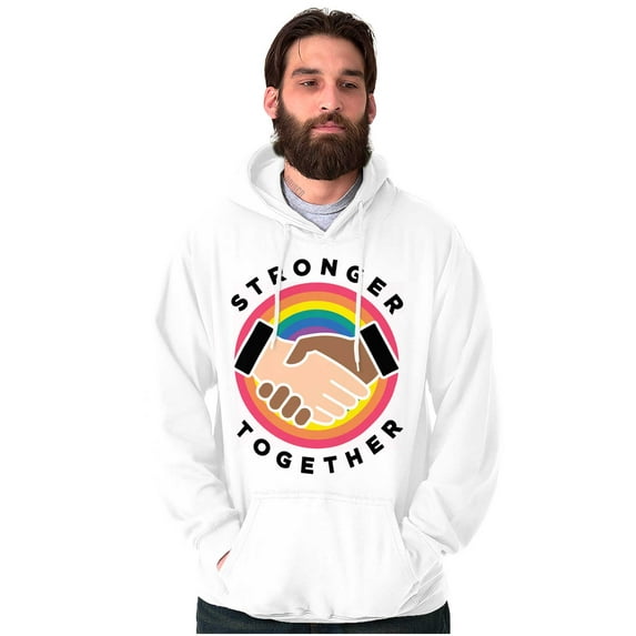 Stronger Together Social Justice Hoodie Sweatshirt Women Men Brisco Brands S