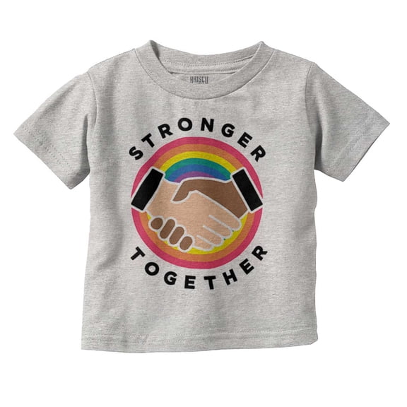Stronger Together Social Justice Toddler Boy Girl T Shirt Infant Toddler Brisco Brands 2T