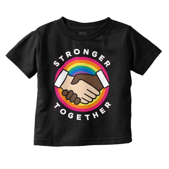 Stronger Together Social Justice Toddler Boy Girl T Shirt Infant Toddler Brisco Brands 5T