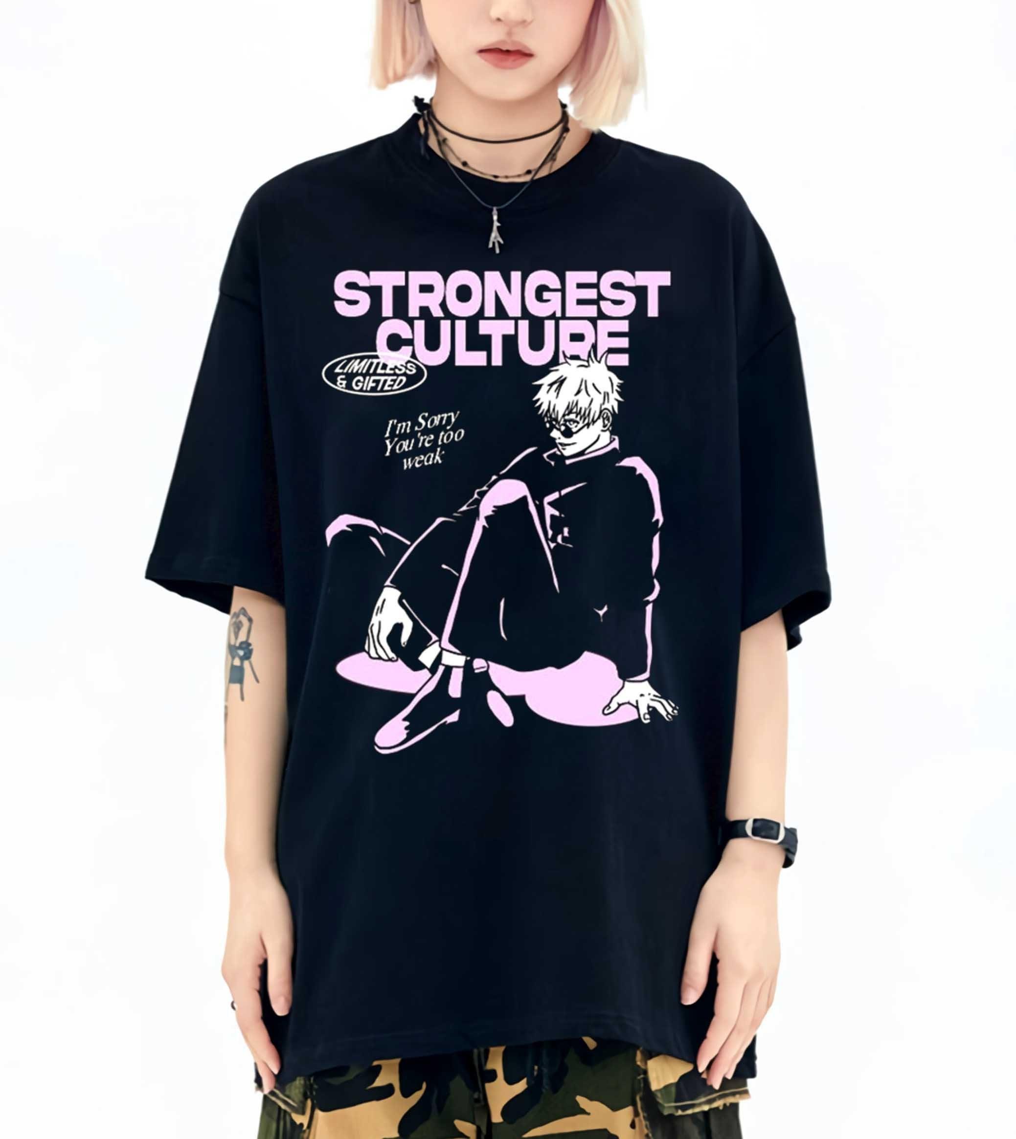 Strongest Culture Gojo Satoru Shirt, Satoru Gojo Tee, Gojo Satoru Shirt ...