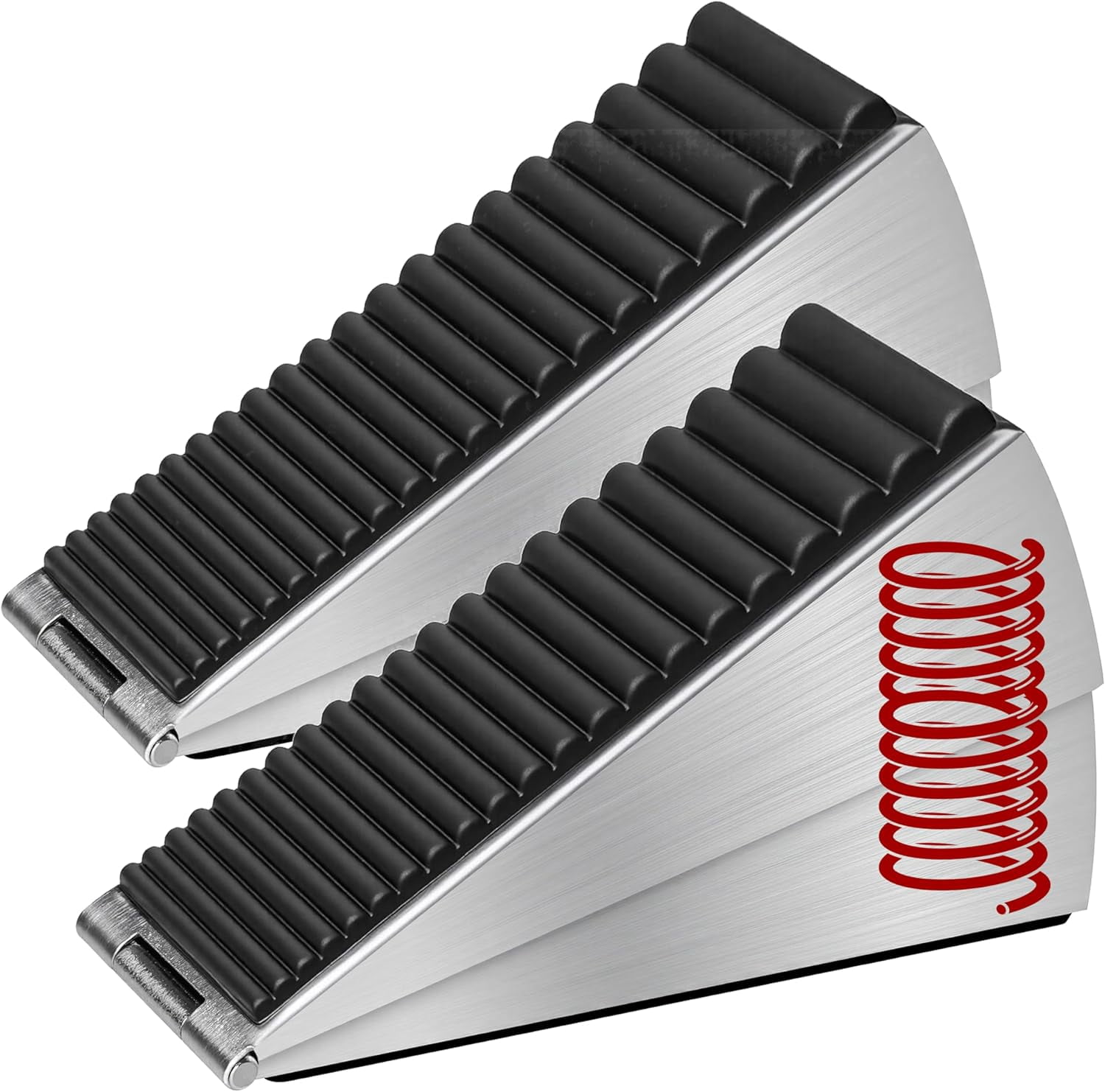 Spring Loaded Racking Stopper Strongest Heavy Duty Door Stopper, Spring Loaded with Holder, Tall up ...
