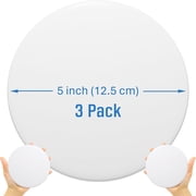 Strongest Home XL Wall Mount Wall Mount Door Stop Silicone White 3 Piece 3 Pack