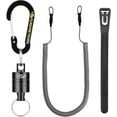 thumbnail image 1 of Strongest Magnetic Net Release Magnetic Keychain Fly Fishing Net Retractor Magnet Clip Holder Retractor with Retractable Coiled Lanyard Carabiner, 1 of 7