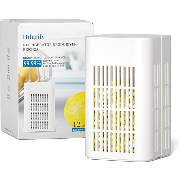 Strongest Refrigerator Deodorizer Odor Eliminator, 12 Months Long-Lasting Freshness for Refrigerator Shoe Cabinet Bathrooms Cars, More Effective Than Baking Soda, 1 pack