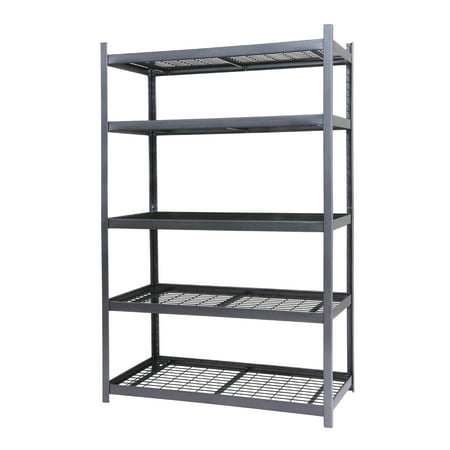 RUGGED RACK 5-Shelf Boltless Rack Wire Decking, 800lbs Per Shelf